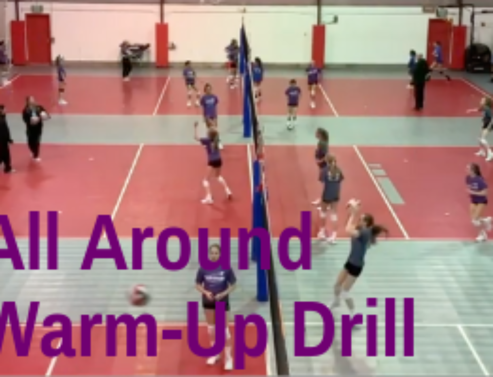 6 Fast Paced Team WarmUp Drills Junior Volleyball Association