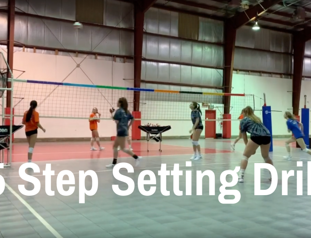 Synchronized Setting and Popcorn Drill Junior Volleyball Association